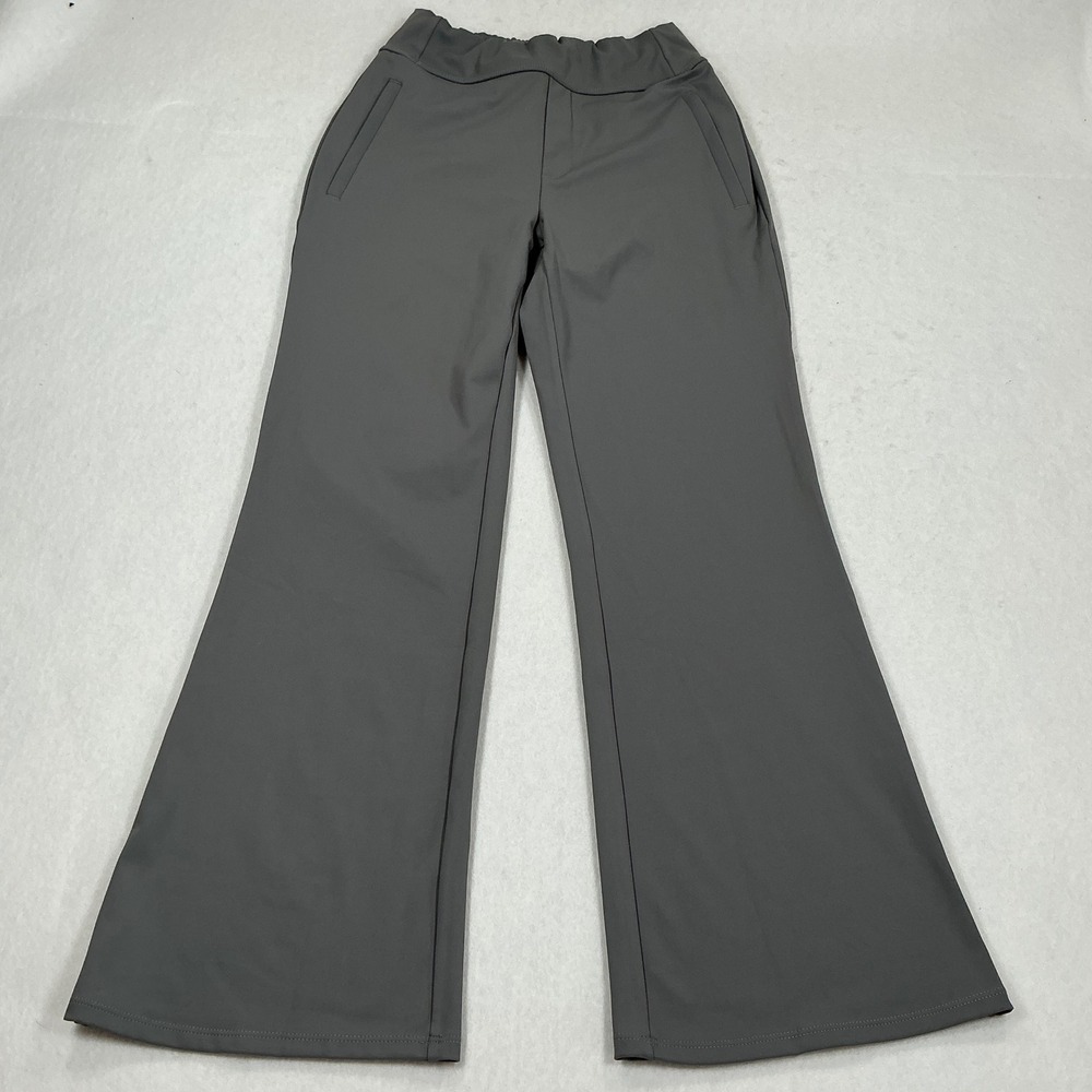 Halara High Waisted Wide Leg Flare Pants Gray Petite XS‎ NWT 1390